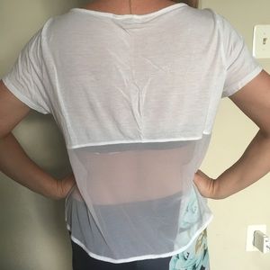 Karma Athletics Sheer Panel Shirt